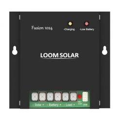 12 Months Warranty Loom Solar, Fusion 1024 Charge Controller - 10 Amp, 12-24V Charge Controllers