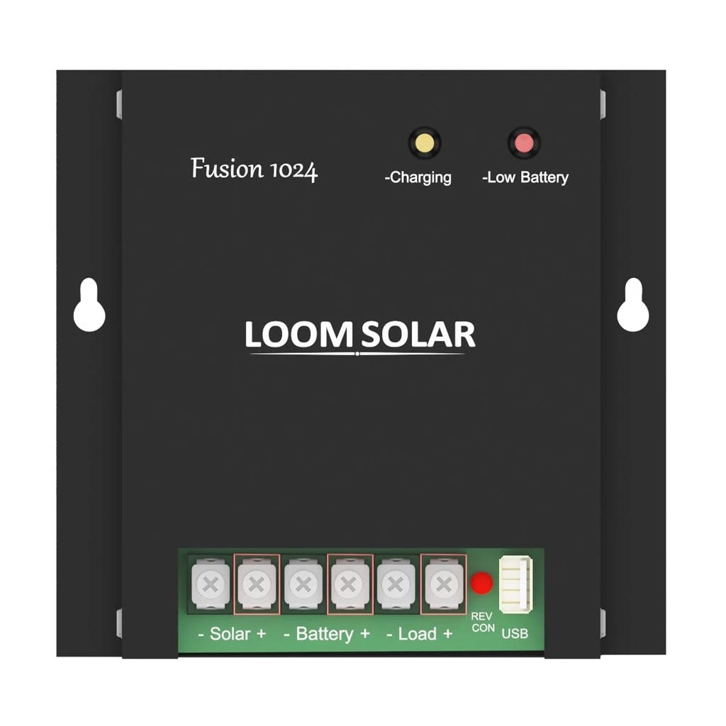 12 Months Warranty Loom Solar, Fusion 1024 Charge Controller - 10 Amp, 12-24V Charge Controllers