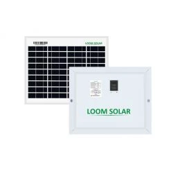 25 Years* Warranty Solar Panels Loom Solar Panel 10 Watt - 12 Volt For Mobile Charging