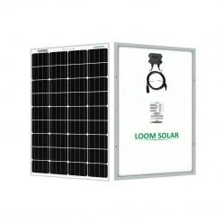 25 Years* Warranty Loom Solar Panel 125 Watt - 12 Volt Mono Perc Solar Panels