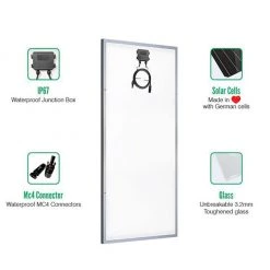 25 Years* Warranty Loom Solar Panel 190 Watt / 12 Volt Mono Perc Solar Panels