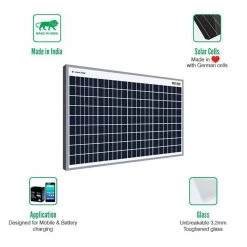 25 Years* Warranty Solar Panels Loom Solar Panel 40 Watt 12 Volt Poly Crystalline