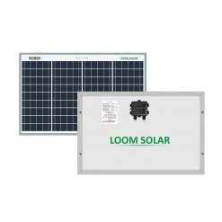25 Years* Warranty Solar Panels Loom Solar Panel 40 Watt 12 Volt Poly Crystalline