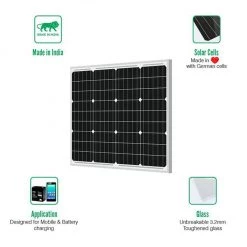 25 Years* Warranty Loom Solar Panel 50 Watt - 12 Volt Mono Perc Solar Panels