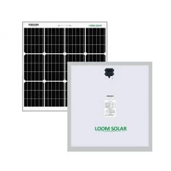 25 Years* Warranty Solar Panels Loom Solar Panel 75 Watt - 12 Volt Mono Perc