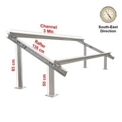 1 Years Warranty Loom Solar 3 Panel Stand (440 Watts)