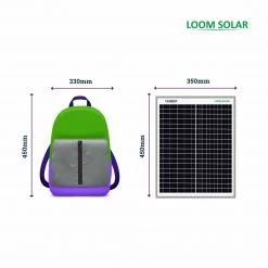 25 Years* Warranty Loom Solar Panel 20 Watt - 12 Volt For Small Battery Charging