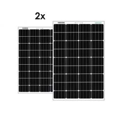 25 Years* Warranty Loom Solar Panel 125 Watt - 12 Volt Mono Perc (Pack Of 2) Solar Panels
