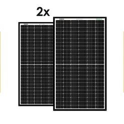 25 Years* Warranty Loom Solar Panel - Shark 440 - Mono Perc, 144 Cells, Half Cut (Pack Of 2)
