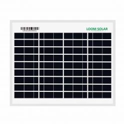 25 Years* Warranty Solar Panels Loom Solar Panel 10 Watt - 12 Volt For Mobile Charging